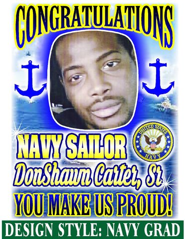 Navy Grad